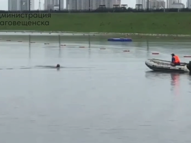 За буйки — под протокол! Благовещенец устроил опасный заплыв и игнорировал спасателей
