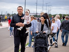 Торжественное открытие набережной реки Зея