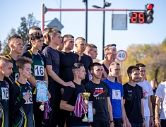 В Благовещенске прошла эстафета памяти Григория Белоуса