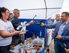 Торжественное открытие набережной реки Зея