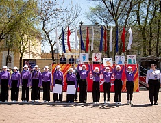 Посвящение школьников Благовещенска в «Орлята России» 