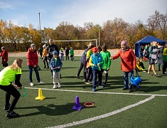 Сто юных благовещенцев с особенностями здоровья пробежали марафон