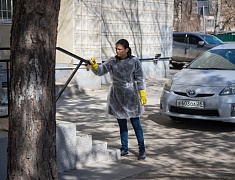 Общегородской субботник "Город берегу"