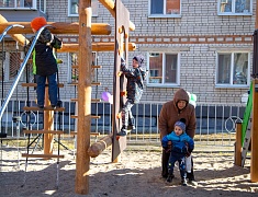 Открытие обновлённого двора на Чайковского, 47