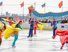 На Амуре между Благовещенском и Хэйхэ прошли Российско-китайские зимние игры