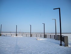 Темпы работ по возведению берегоукрепления Амура и Зеи оценили мэр амурской столицы Олег Имамеев