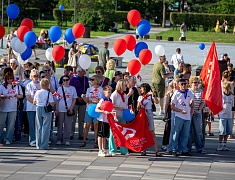 Парад семей прошел на набережной Благовещенска