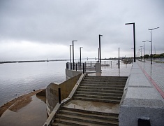 Мэр Благовещенска Олег Имамеев провел выездное рабочее совещание по строительству 10-го участка берегоукрепления набережной