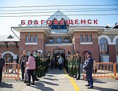 В Благовещенск прибыл «Поезд Победы»