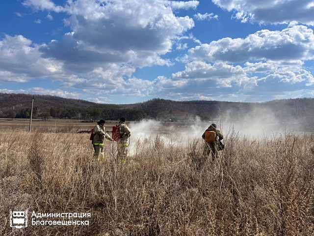 Мусор и сухую листву не жечь! Благовещенцев предупреждают о наступлении пожароопасного периода