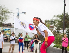 Порядка 350 благовещенцев вышли на общегородскую зарядку