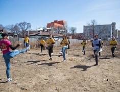 В Благовещенске прошел «здоровый» субботник