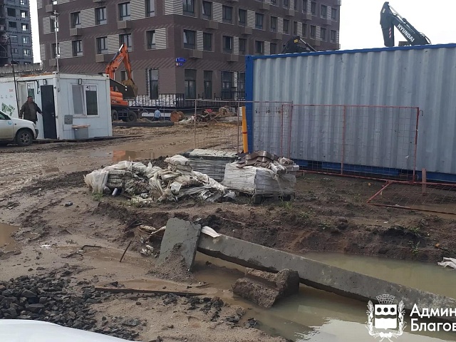 Около миллиона за пять дней: благовещенских застройщиков наказывают за нарушение правил благоустройства