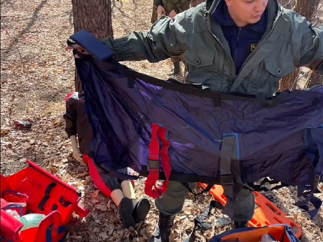 Городские спасатели совершенствуют навыки по поиску людей в лесу