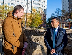 Мэр Благовещенска Олег Имамеев выехал на проблемные участки теплосетей