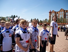 Посвящение школьников Благовещенска в «Орлята России» 