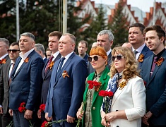 Церемония возложения цветов, посвященная 79-летию Победы в Великой Отечественной войне