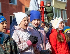 Открытие обновлённого двора на Чайковского, 47