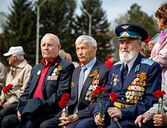 Церемония возложения цветов, посвященная 79-летию Победы в Великой Отечественной войне