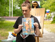 В Первомайском парке Благовещенска появилась шахматная площадка