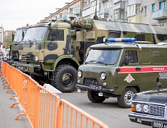 Выставка военной техники ДВОКУ в честь Дня Победы