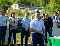 В Благовещенске юные футболисты сыграли на всесезонном корте на Нагорной