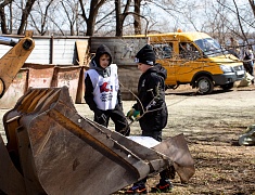 На берегах трех рек Благовещенска прошел Всероссийский субботник