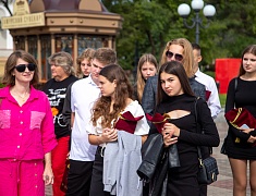 В Благовещенск на IX Международный фестиваль «Детство на Амуре» прибыла детская делегация из ДНР