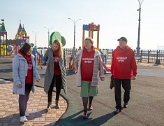 В «Лесном лагере» побывали представители муниципального предприятия, обслуживающего площадку, управления ЖКХ и народного фронта