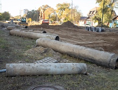 Мэр Благовещенска Олег Имамеев в рамках выездного совещания проконтролировал ход работ на улице Горького