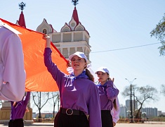 Посвящение школьников Благовещенска в «Орлята России» 