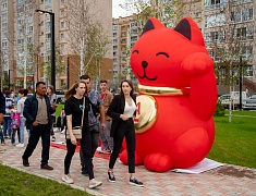 Торжественное открытие набережной реки Зея