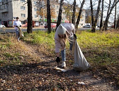 В рамках акции «Город берегу» большой субботник прошел на улице Чайковского