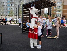 Торжественное открытие набережной реки Зея