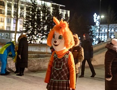 «Валенки-шоу» развернулось на главной площади Благовещенска 31 декабря