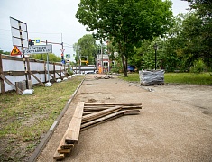 Олег Имамеев проверил, как идет обновление сквера Приемыхова