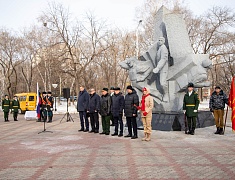 Память воинов-интернационалистов почтили в Благовещенске
