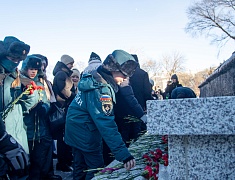 Благовещенцы почтили память защитников Ленинграда