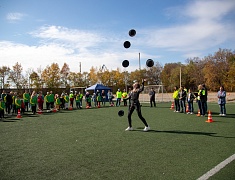 Сто юных благовещенцев с особенностями здоровья пробежали марафон