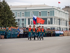 Торжественное прохождение войск в честь Дня Победы