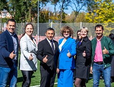 В Благовещенске открыли стадион Алексеевской гимназии