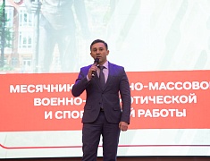 В школе №16 открыли месячник оборонно-массовой, военно-патриотической и спортивной работы