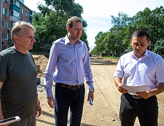 Олег Имамеев проконтролировал работы по реконструкции тепловых сетей