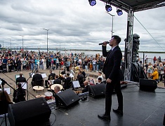 Торжественное открытие набережной реки Зея