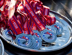 Автомобильные гонки в рамках Международного российско-китайского фестиваля зимних видов спорта