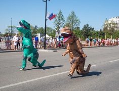 Флешмоб приуроченный к Международному Дню динозавров