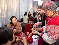 Женская делегация района Айгунь города Хэйхэ в Благовещенске
