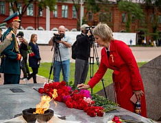 В Благовещенске почтили память погибших во Второй мировой войне