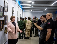 Открытие персональной выставки Олега Семенца «Горячий ветер»