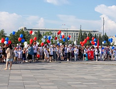 Парад семей прошел на набережной Благовещенска